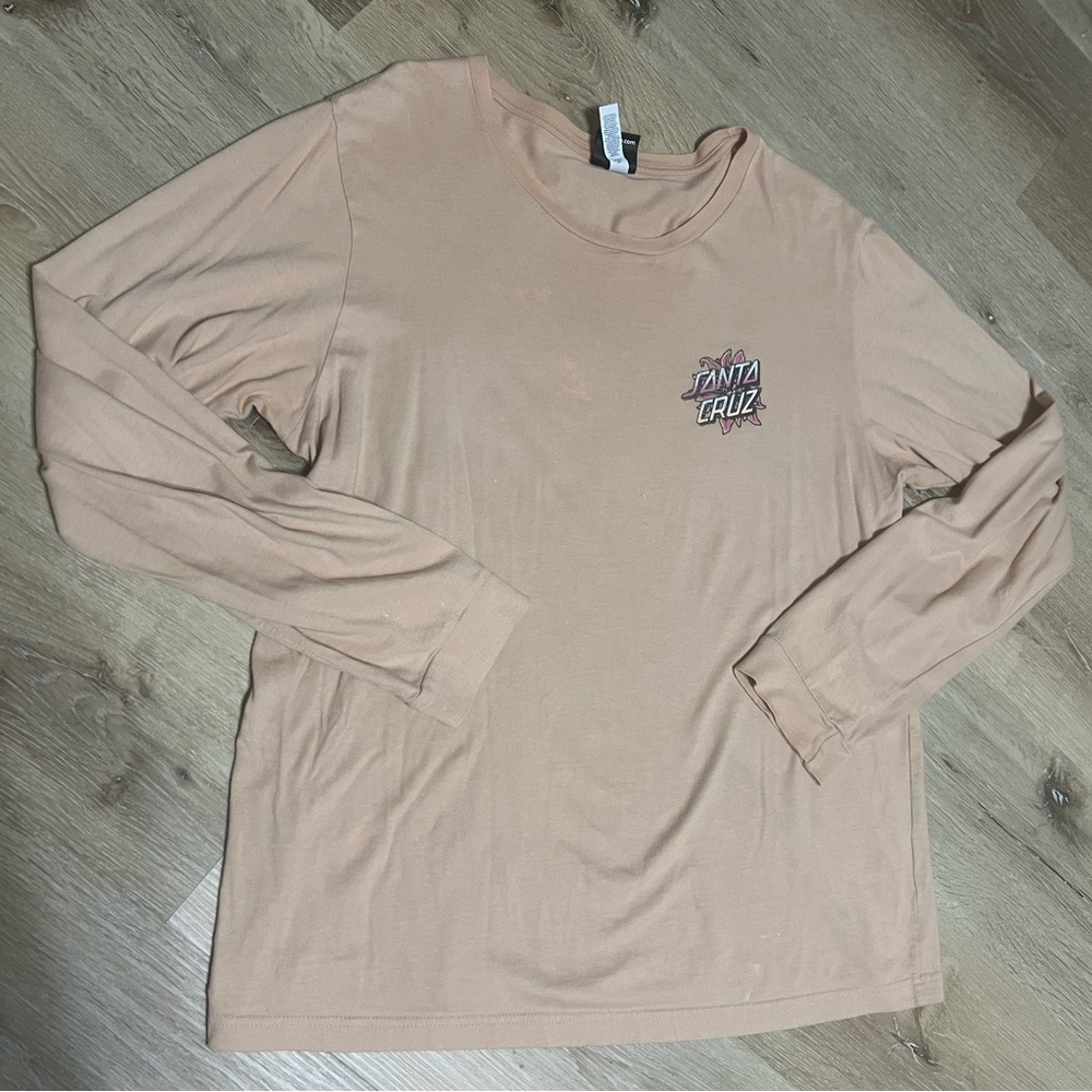 (See Pics) SANTA CRUZ Women’s Sand Floral Tomb Dot Tee